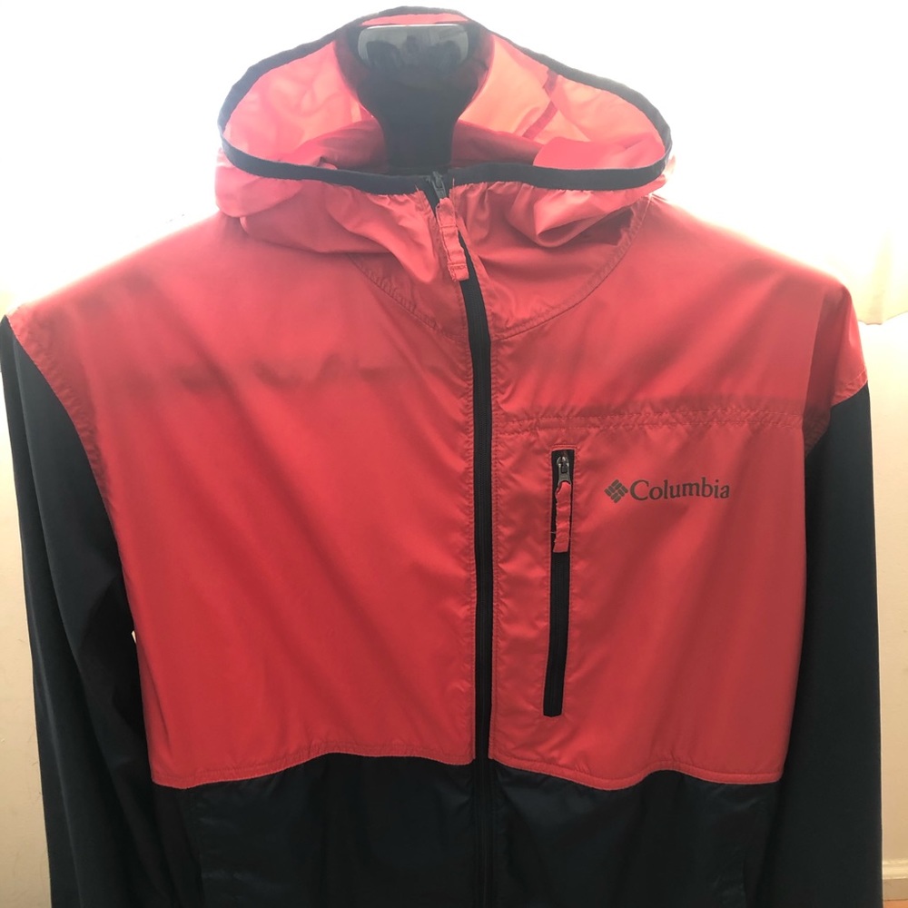 Columbia Rain Jacket Full Zip Rare Colors NWOT